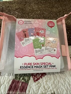 Pure Skin Special Essence Mask Set - Pink